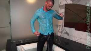 jeans-button-down-and-mesh-calvin-klein_