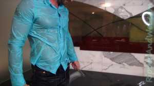 jeans-button-down-and-mesh-calvin-klein_